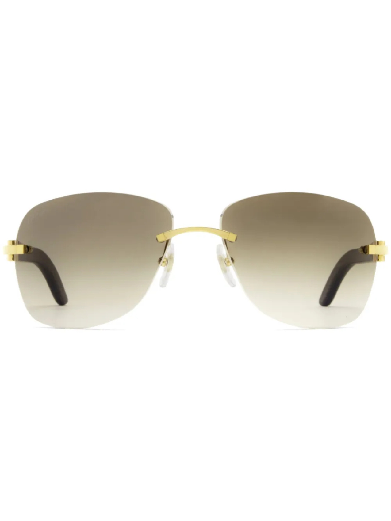 

Солнцезащитные очки-навигаторы Cartier Eyewear, золотой