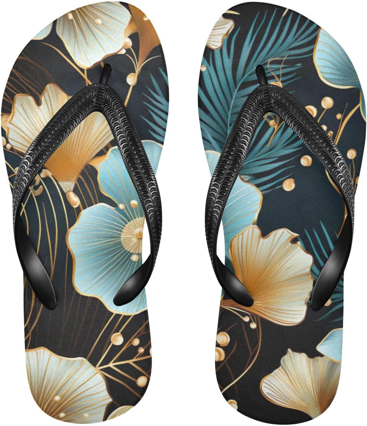 

Женские и мужские летние пляжные шлепанцы Seashell с цветочным принтом, повседневные сандалии для душа Kfbe, Flower