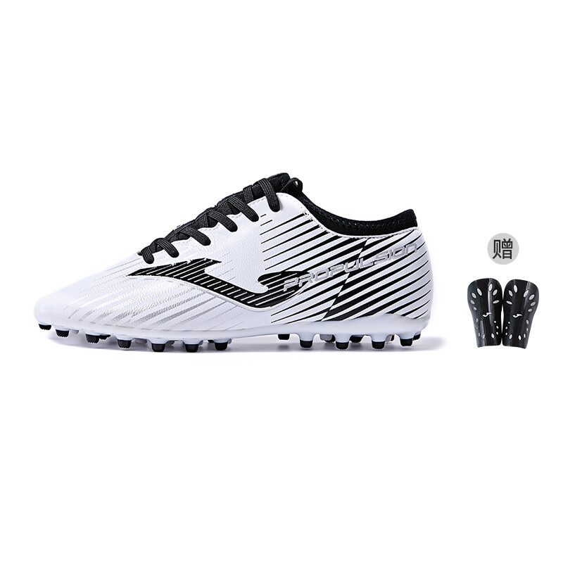 

Футбольные бутсы унисекс низкие черные/белые Joma
