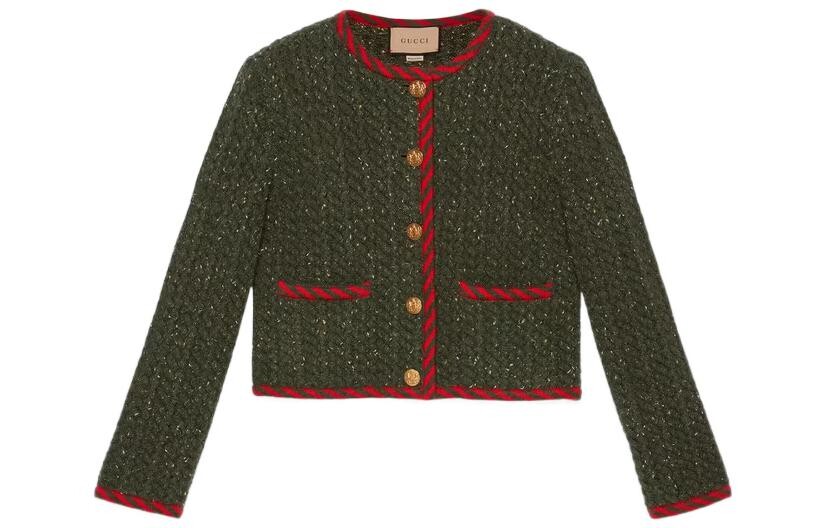 

Куртка женская зеленая Gucci, Зеленый, Куртка женская зеленая Gucci