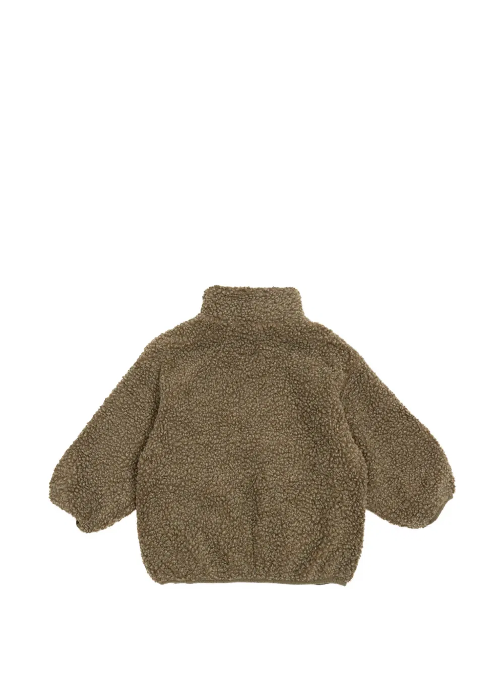 Фактурная толстовка с застежкой-молнией American Vintage Kids, зеленый — фото 2
