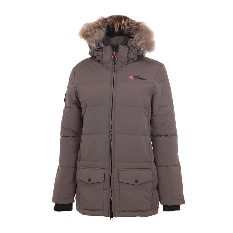 

Женская куртка Peak Mountain, цвет beige/gris elefante/gris elefante