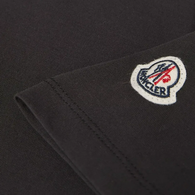 Футболка Scribble Logo из хлопка, детская Moncler, Black — фото 4