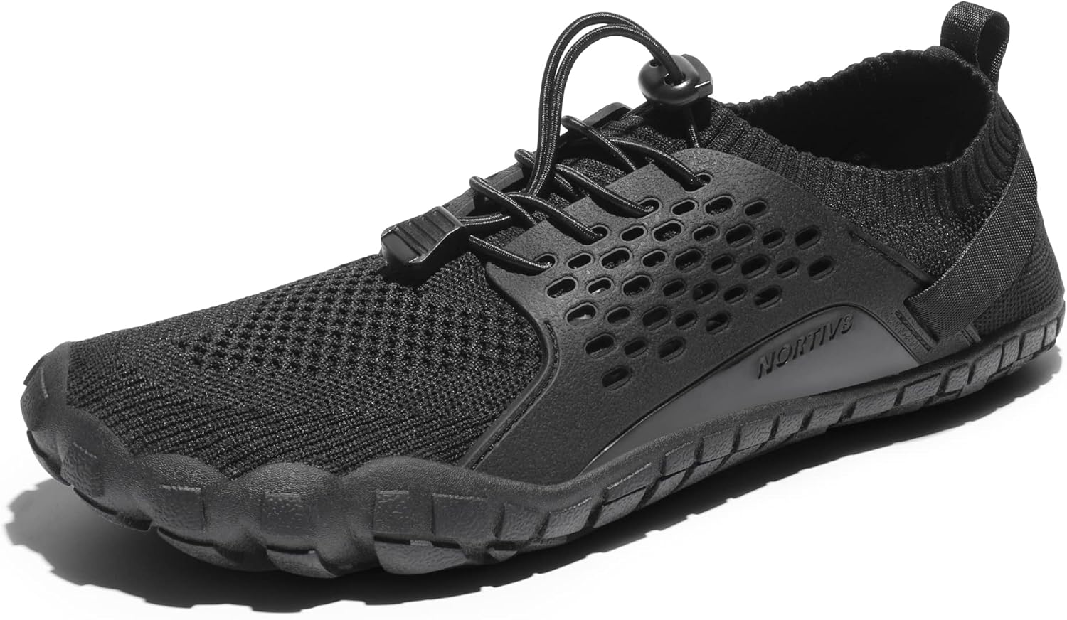 

Водные мужские кроссовки NORTIV 8, спортивные легкие акваобувь для активного отдыха, плавания, рыбалки, походов, дайвинга, серфинга и прогулок, обувь для воды TREKMAN, черный