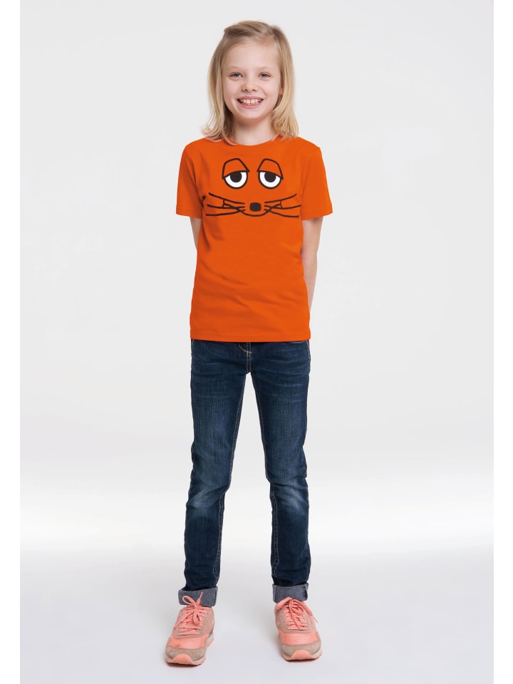 Футболка Мышь - лицо оранжевого цвета Logoshirt — фото 3