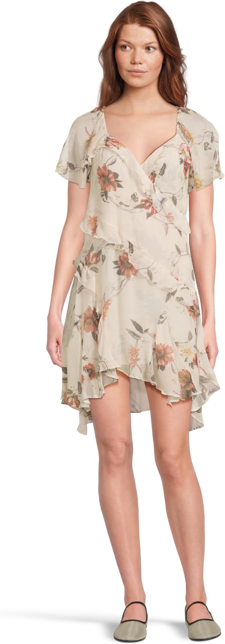

Платье AllSaints Darma Dress, цвет Unity Ecru White