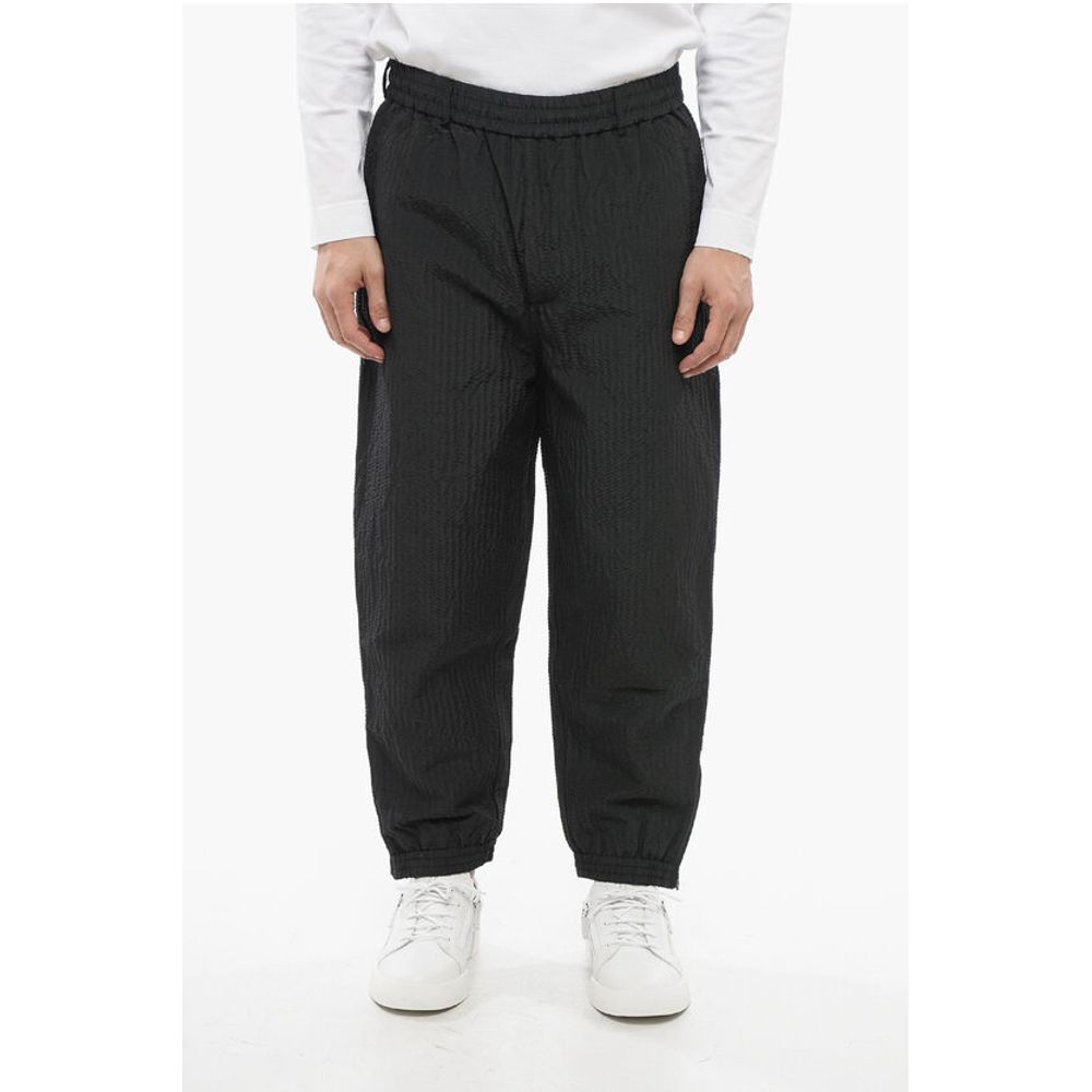 

Спортивные брюки EMPORIO из нейлона с подкладкой и манжетами Armani, Black