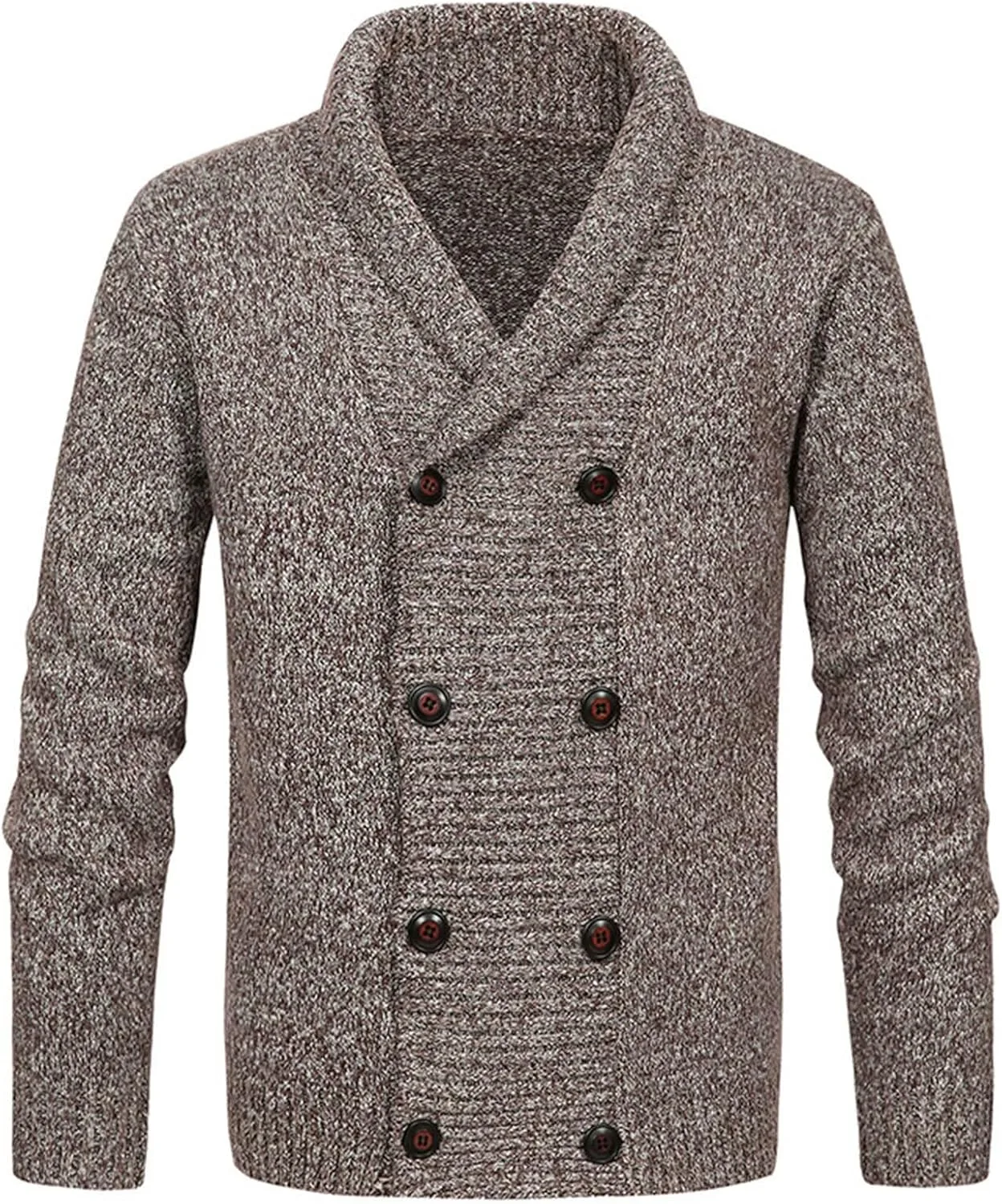 

Кардиган Dgoopd для мужчин с двойной застежкой и воротником-шалью