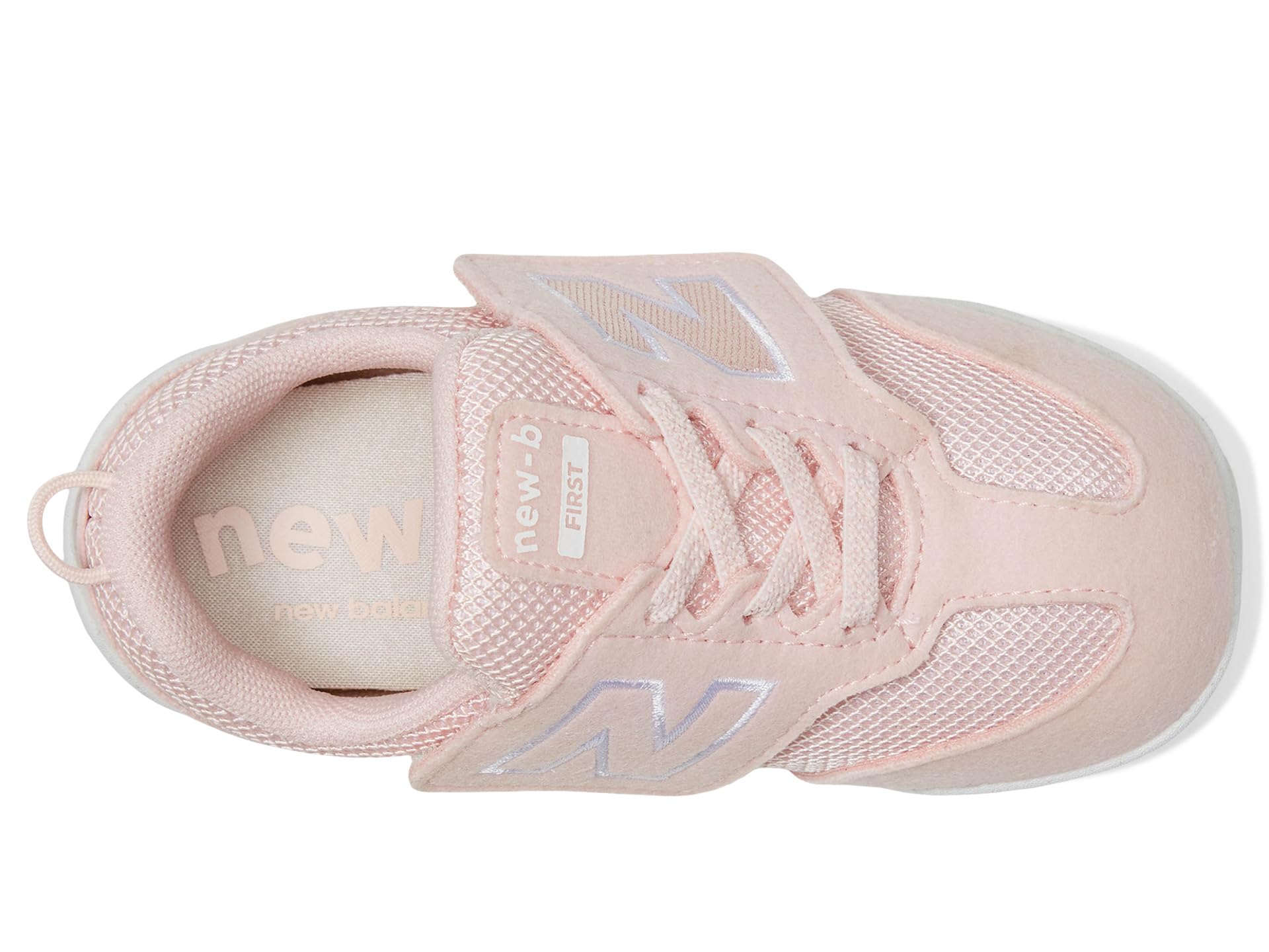 Кроссовки New Balance Kids New-B First, цвет Crystal Pink/White — фото 2