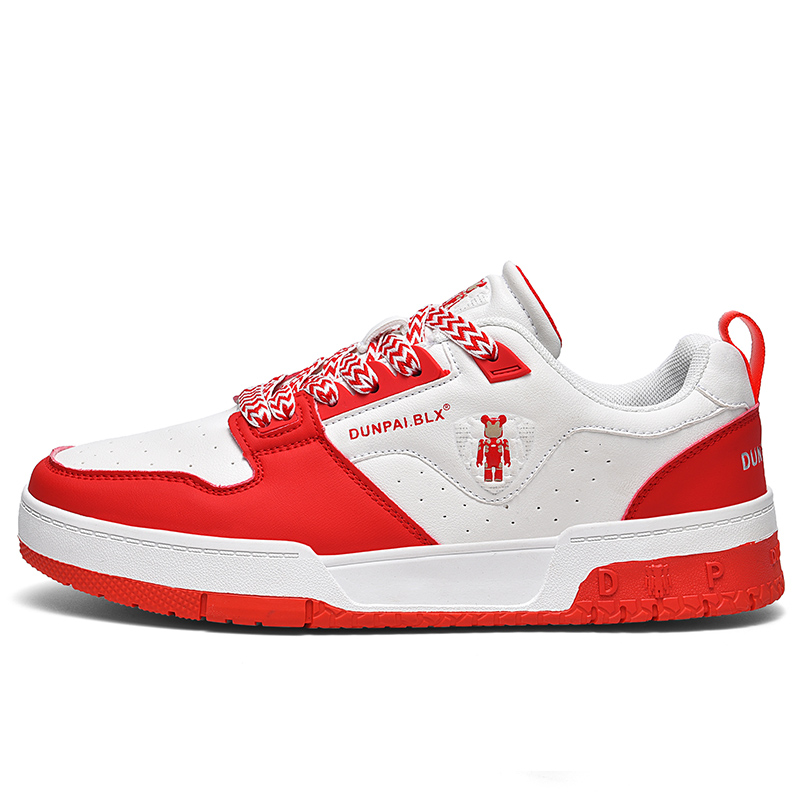 

Boogie Bear Унисекс скейтборд кроссовки белые красные, цвет White Red