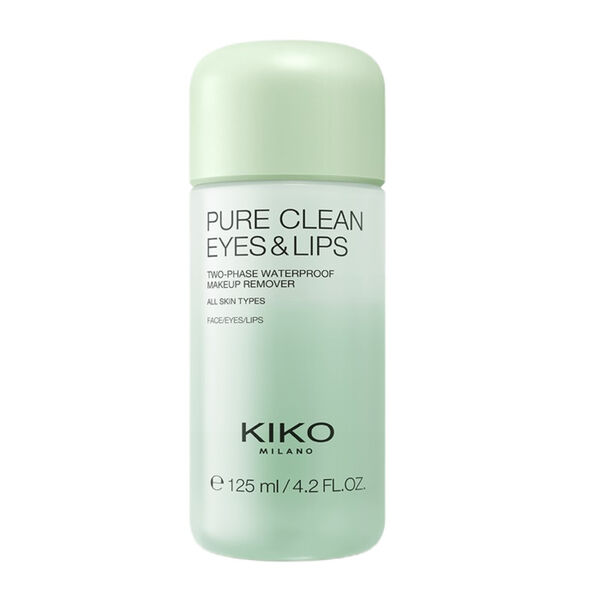 

Двухфазное средство для снятия макияжа с глаз и губ, 125 мл Kiko Milano New pure clean