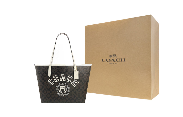 

COACH Городская кожаная сумка тоут