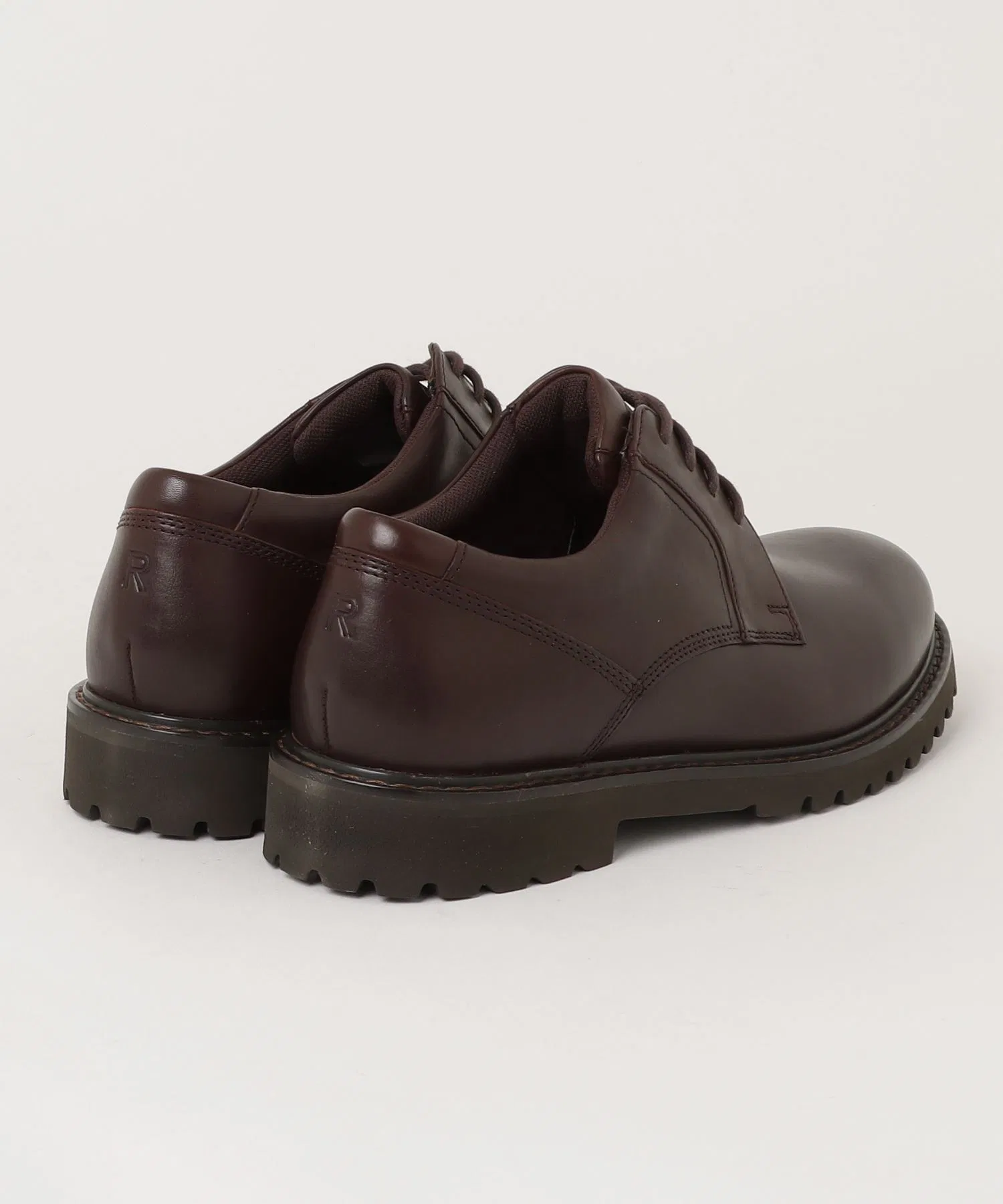 Мужские туфли ROCKPORT MAVERICK из натуральной кожи коричневые — фото 2