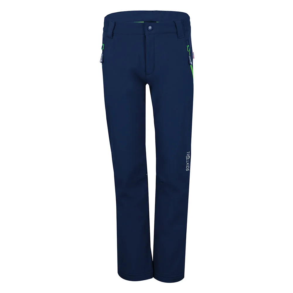 

Брюки Trollkids Fjell Softshell, синий