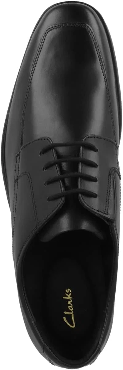 Мужские туфли Clarks Howard Apron Oxford, Black Leather — фото 2