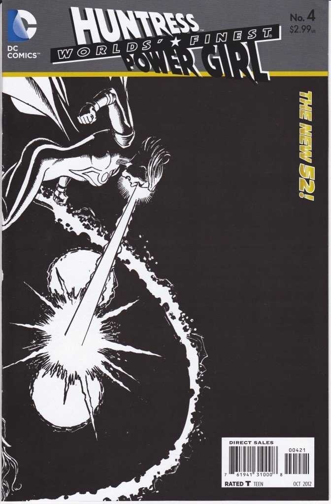 

Worlds Finest #4 "Black & White Sketch Variant" (DC COMICS)