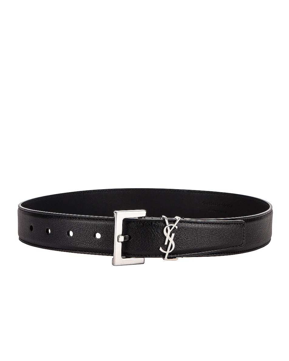 

Ремень Saint Laurent Monogramme, неро
