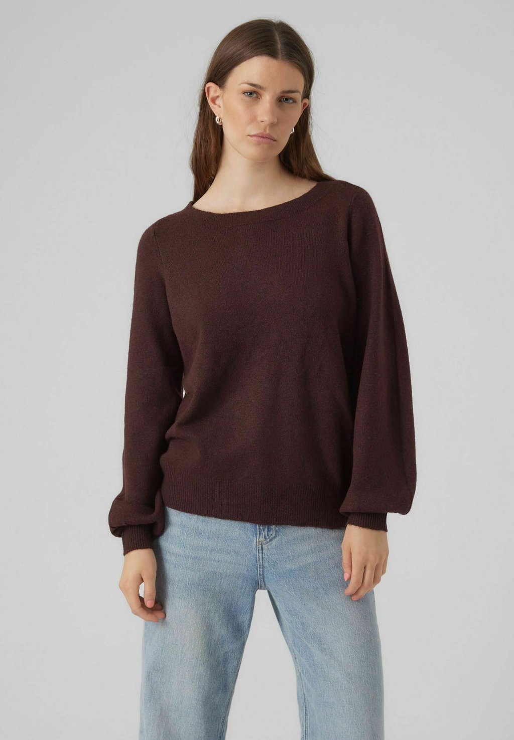 

Джемпер VMBRILLIANT LS BOATNECK Vero Moda, бургундия