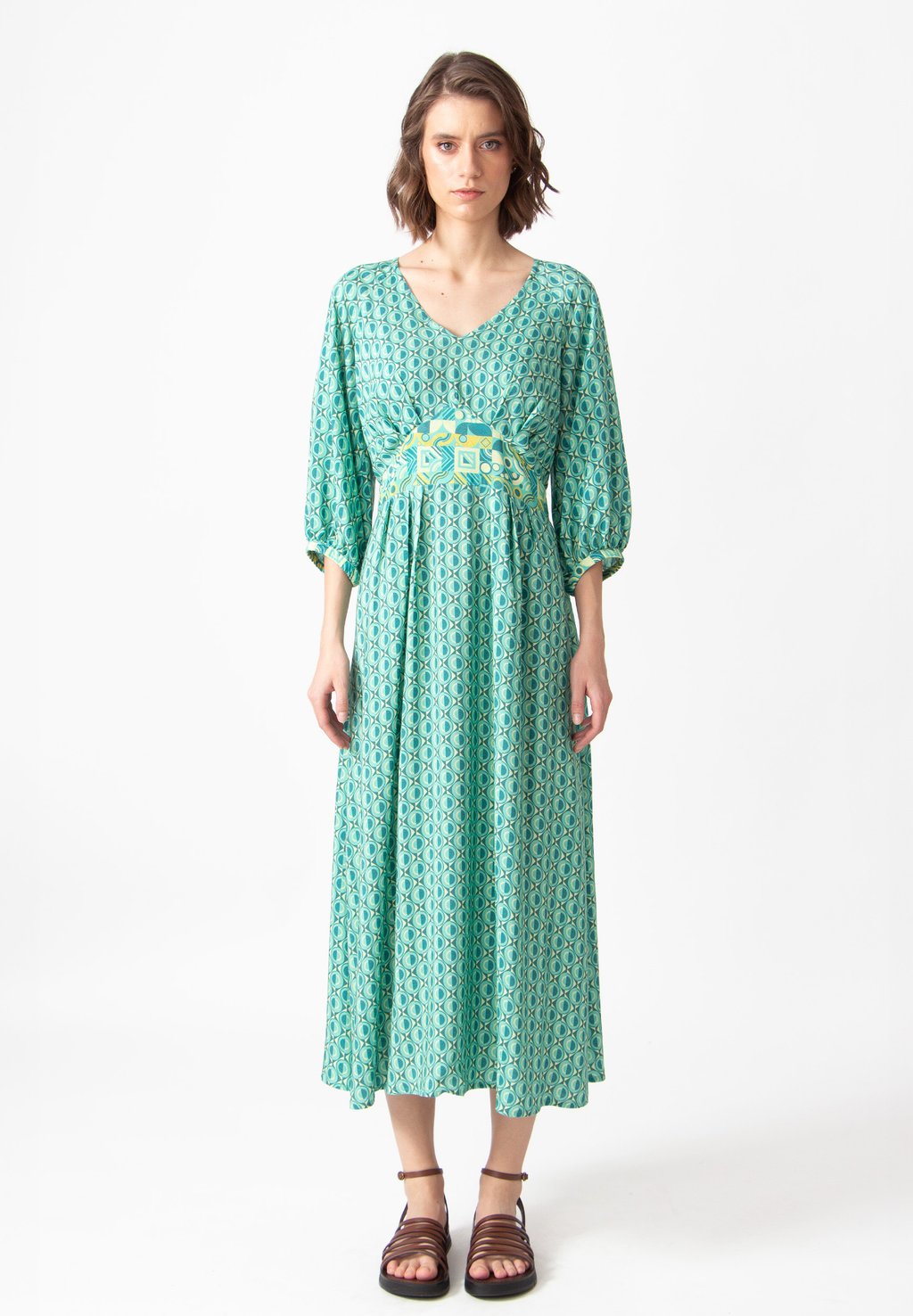

Повседневное платье PRINTED MIX MATCH MOTIF Ivko, бирюзовый