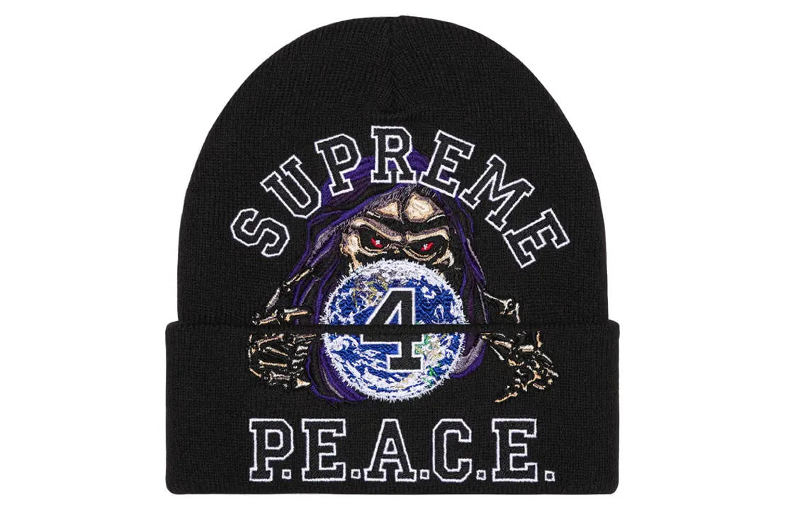 

Шапка Supreme Peace Embroidered, черный