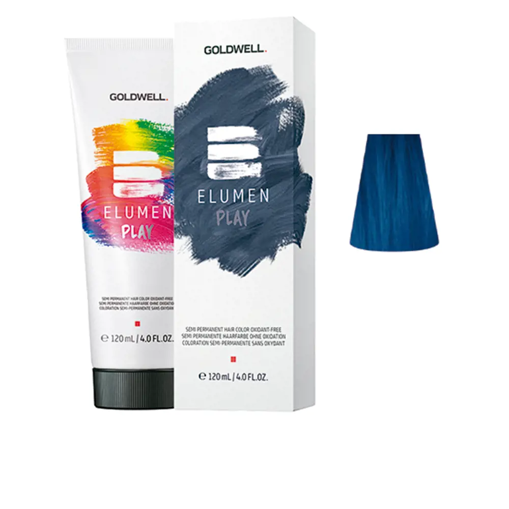 

Краска для волос Elumen play semi permanent hair color oxidant-free Goldwell, цвет blue, 120 мл.