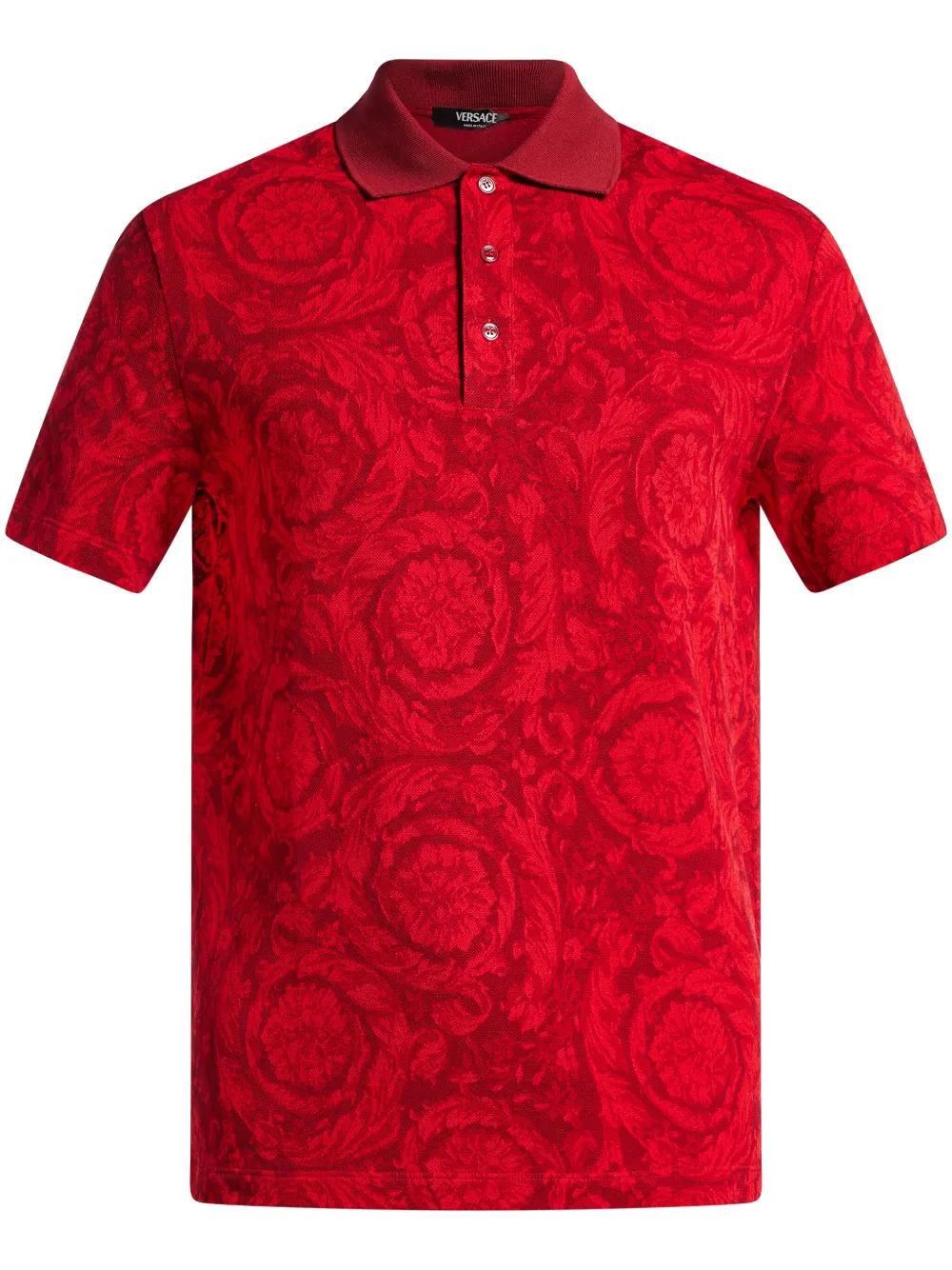 

Рубашка поло Barocco VERSACE, красный