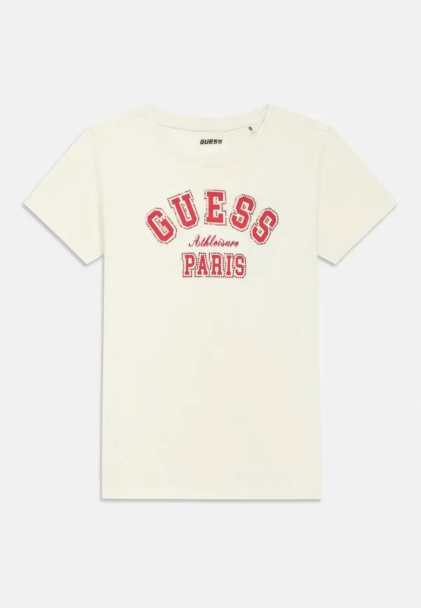 Детская мини-футболка с принтом Guess, Salt White