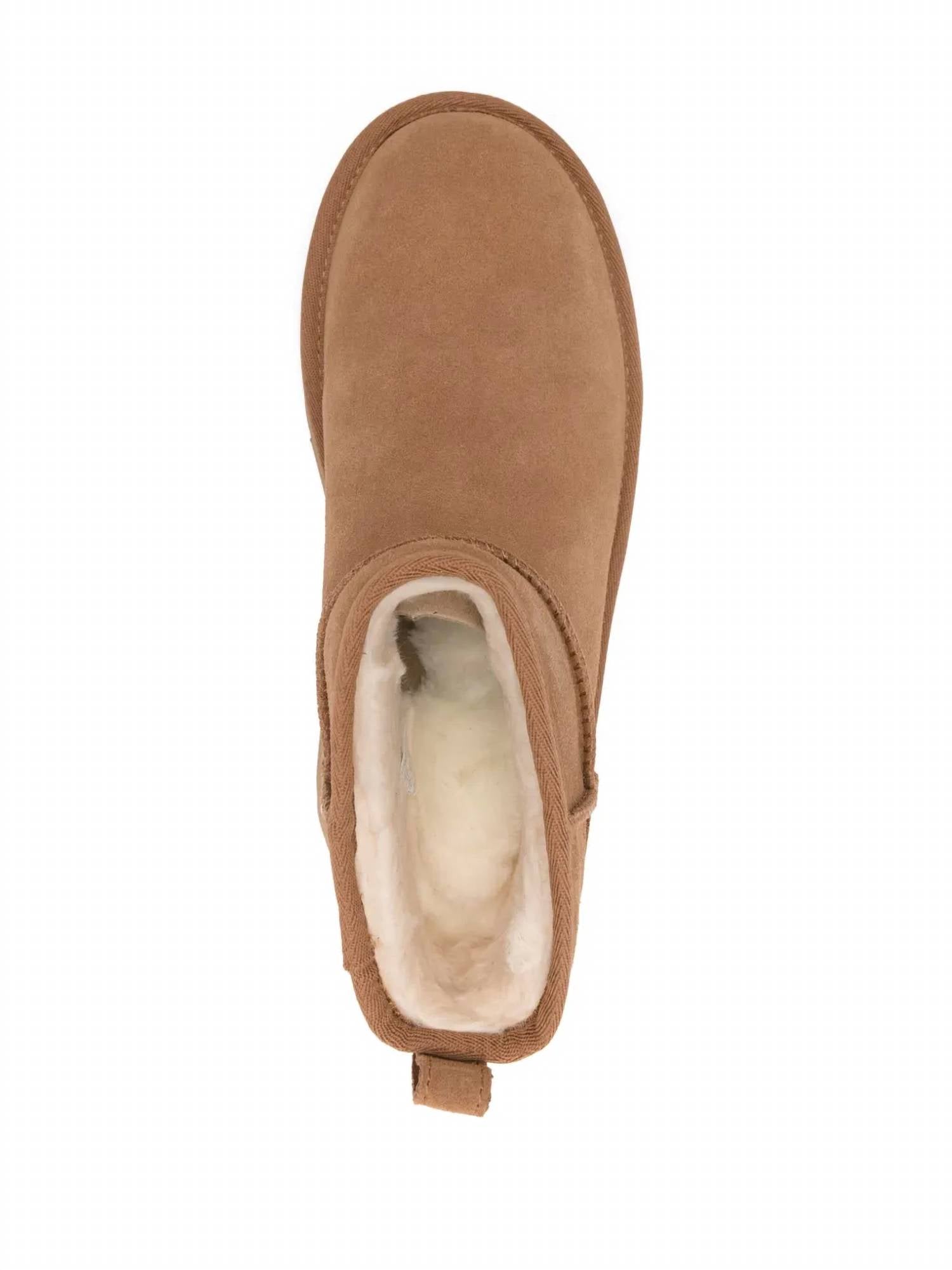 Женские классические ультра-мини сапоги New Heights в цвете каштан UGG, Chestnut — фото 3