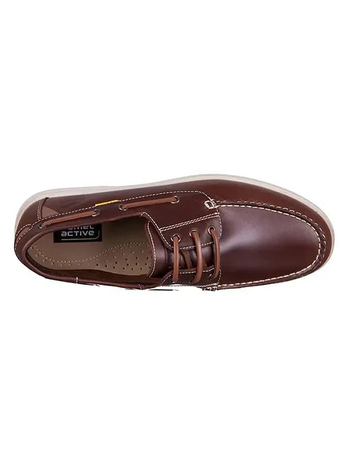 Мокасины кожаные светло-коричневые Camel Active — фото 4