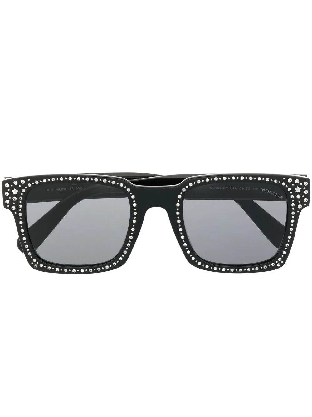 

Солнцезащитные очки из коллаборации с Palm Angels Moncler Eyewear, черный