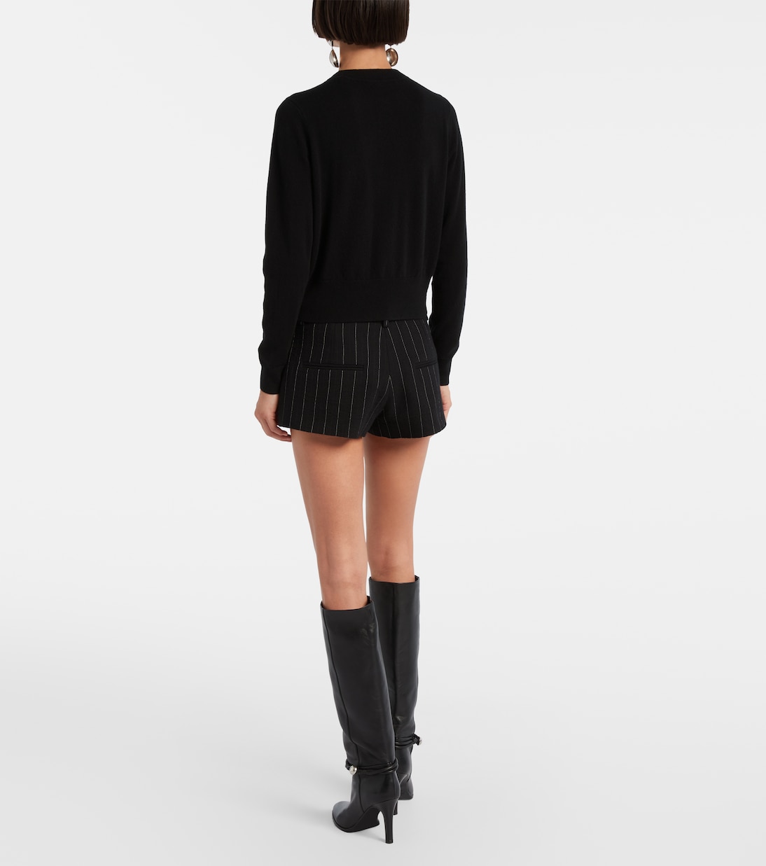 Кардиган Idesia из шерсти и кашемира Isabel Marant, черный — фото 3