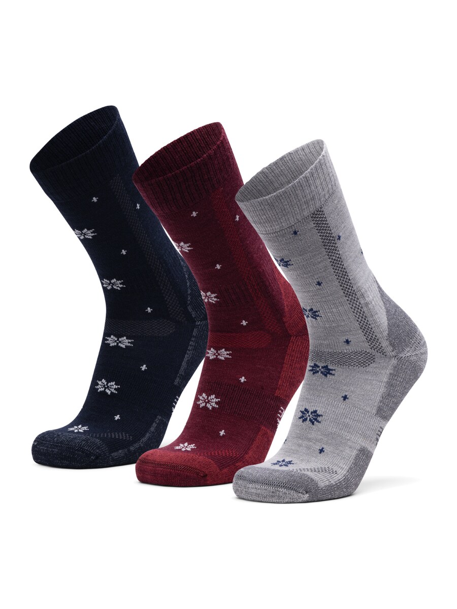 

Спортивные носки DANISH ENDURANCE Hiking Classic, цвет Navy/Grey/Light grey/Red
