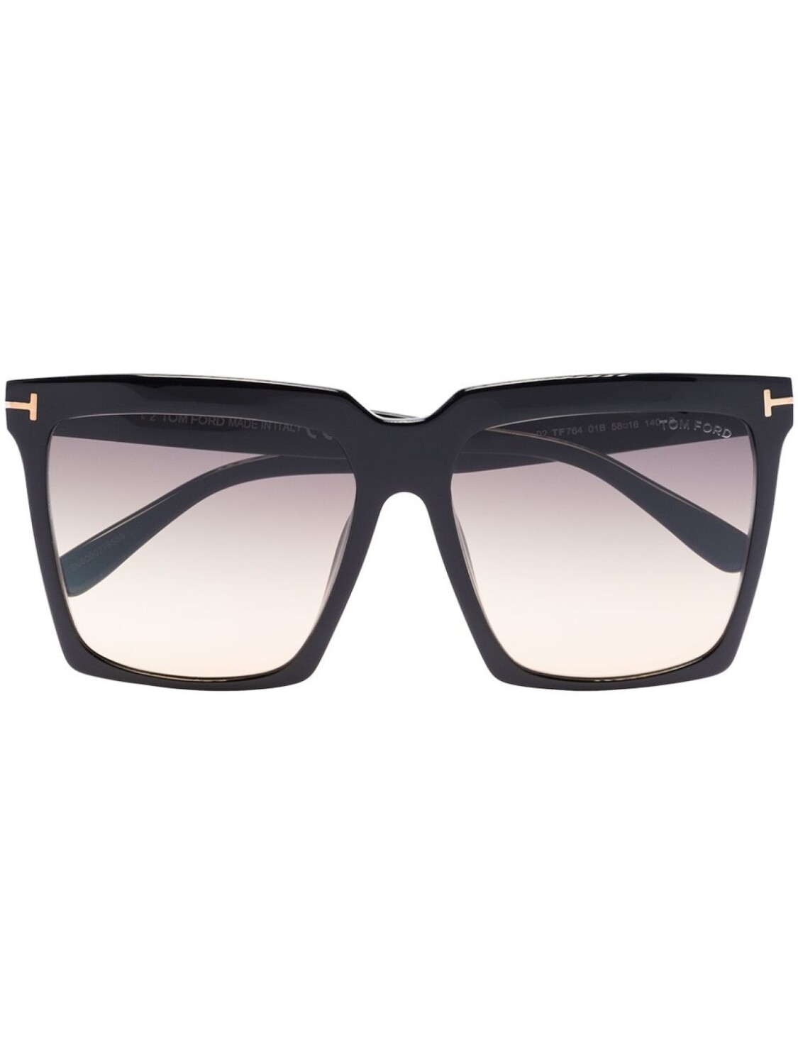 

TOM FORD Eyewear солнцезащитные очки Sabrina в квадратной оправе, черный
