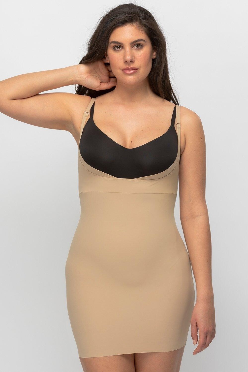

Ultimate Slimer WYOB Комбинезон Maidenform, бежевый