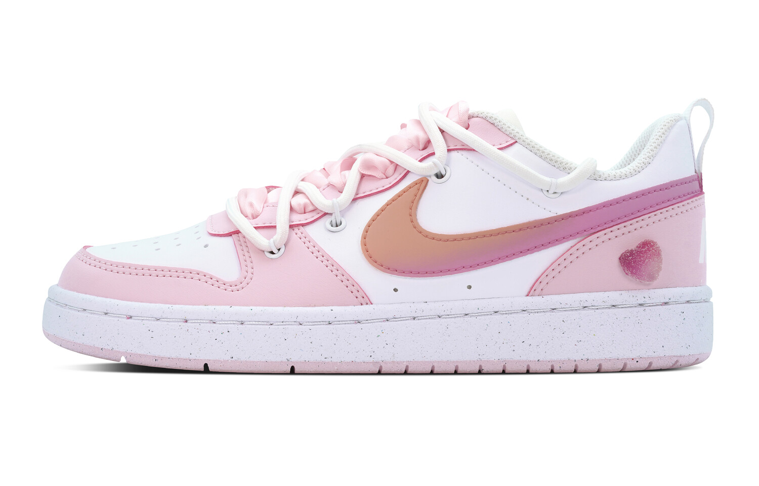 

Женские кроссовки для скейтбординга Nike Court Borough Low, White/Pink