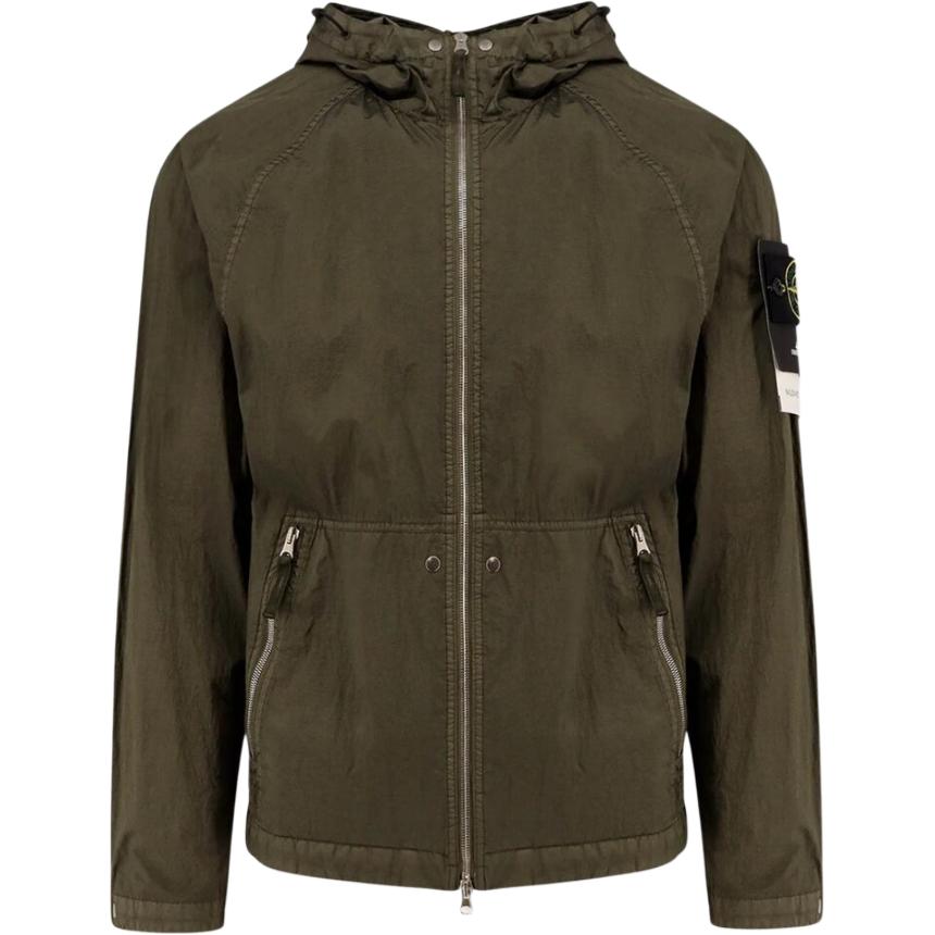 

STONE ISLAND Куртка-бомбер с молнией, Green