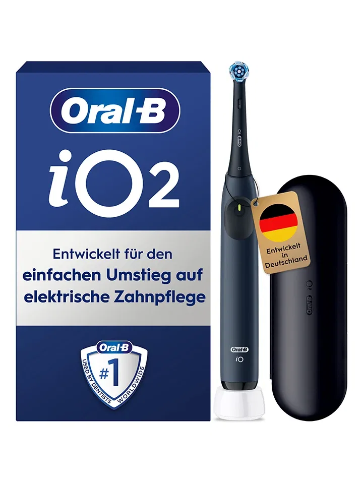 Электрическая зубная щетка iO Series 2 Oral-B темно-синяя