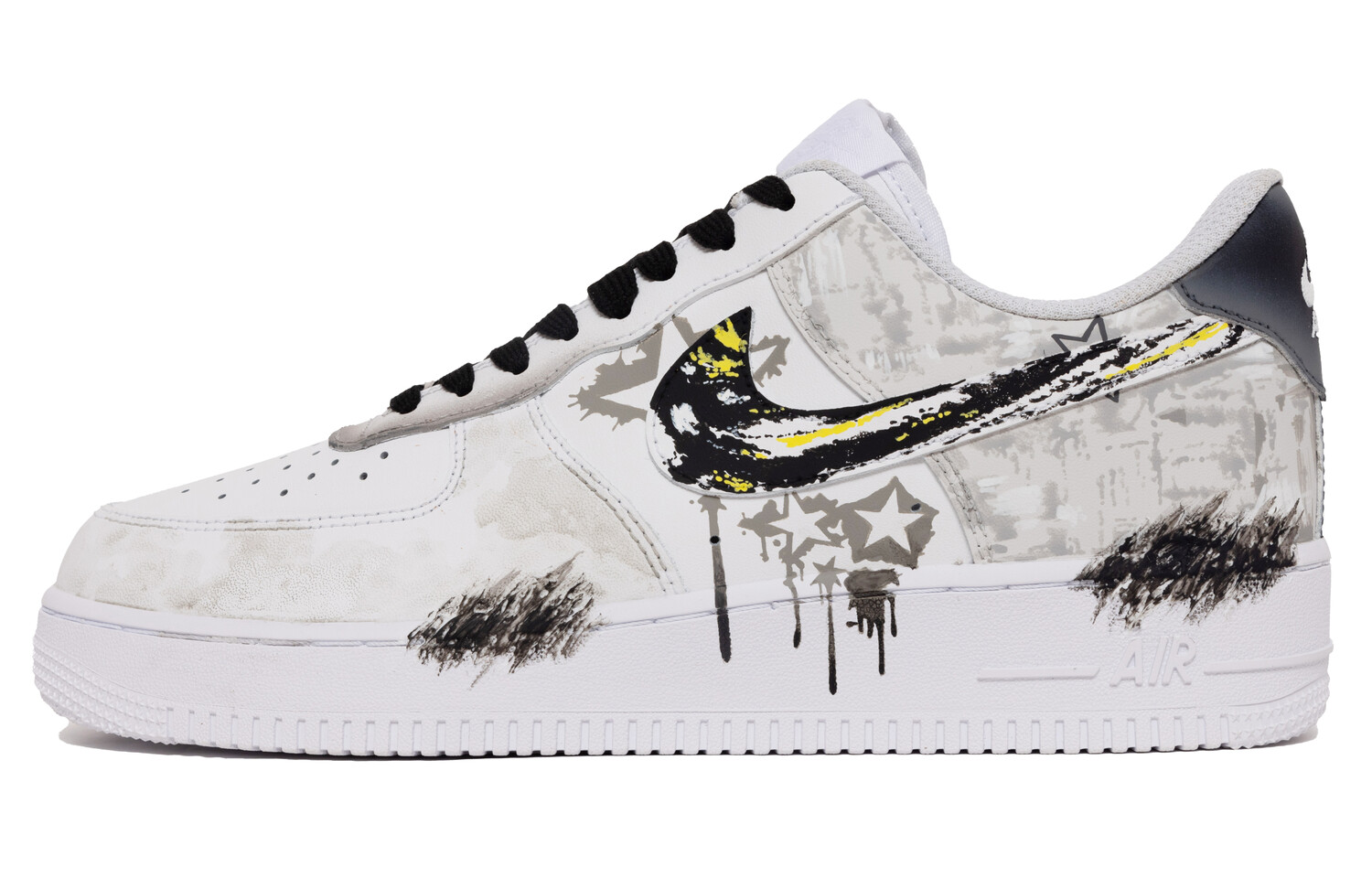 

Кроссовки Nike Air Force 1 Skateboarding Shoes Unisex Low-top White/gray, белый