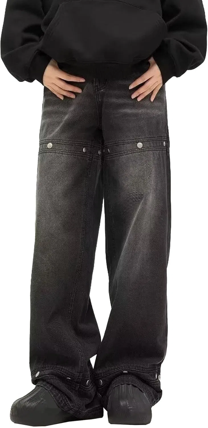 Джинсы свободные Rivet Black generic