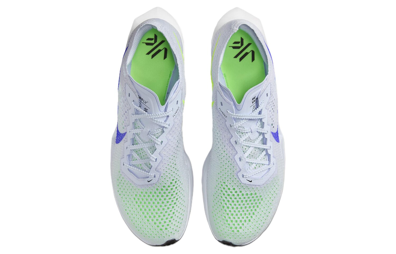 Кроссовки Nike ZoomX Vaporfly 3 Football Grey Racer Blue, белый/синий — фото 4