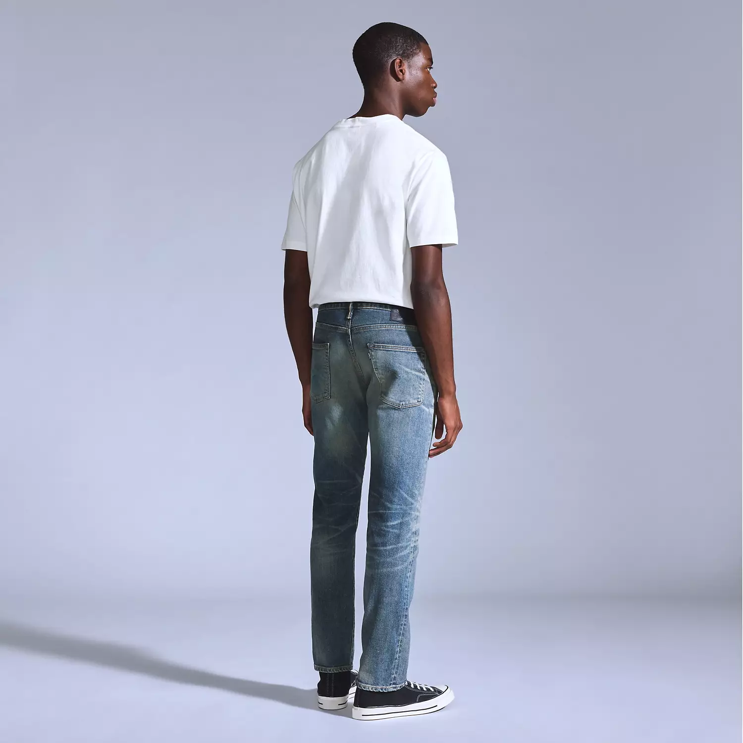 502 Зауженные мужские джинсы Levi's, цвет Ripple - Medium Wash — фото 3