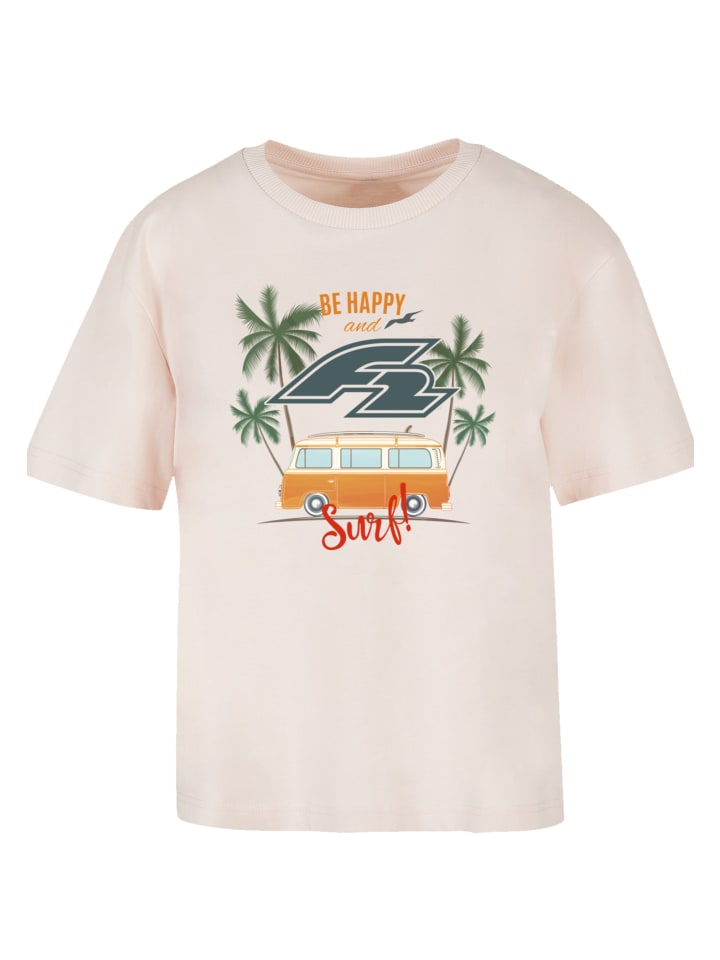 

Футболка на каждый день F2 Be Happy And Surf Bulli Summer в розовом цвете f2, Розовый, Футболка на каждый день F2 Be Happy And Surf Bulli Summer в розовом цвете f2