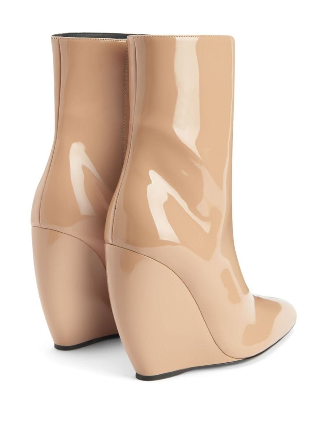 Giuseppe Zanotti лакированные ботильоны Tylde 105, нейтральный цвет — фото 3