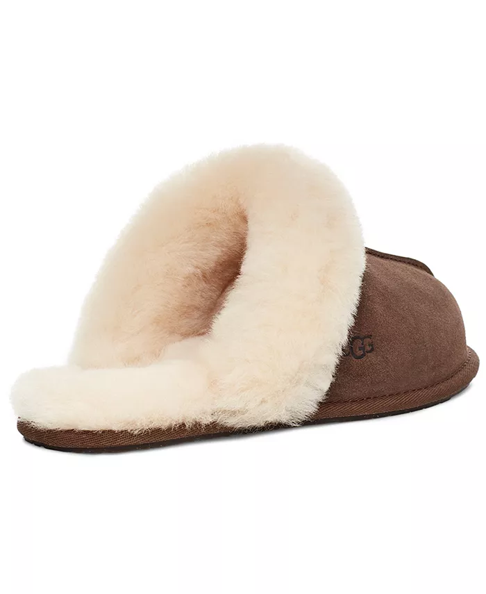Женские тапочки Scuffette II Slip On Ugg, коричневый — фото 3