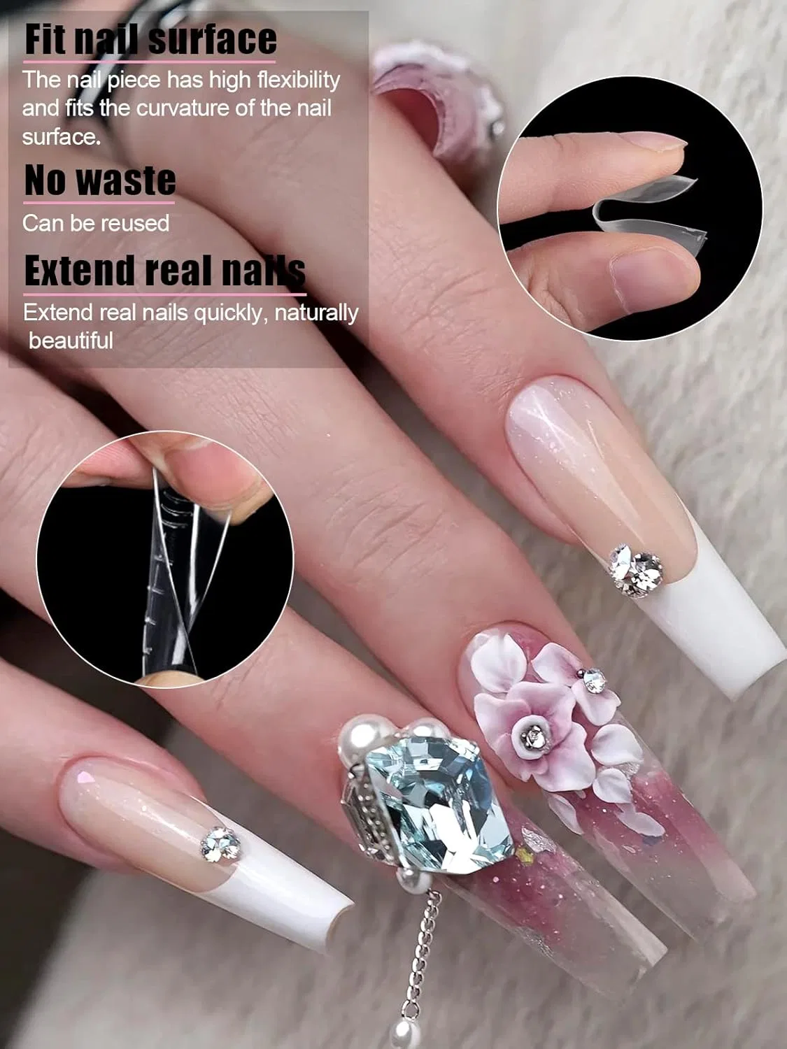 Набор форм для наращивания ногтей Kalolary Dual Nail System 120 шт. Kalolary — фото 2