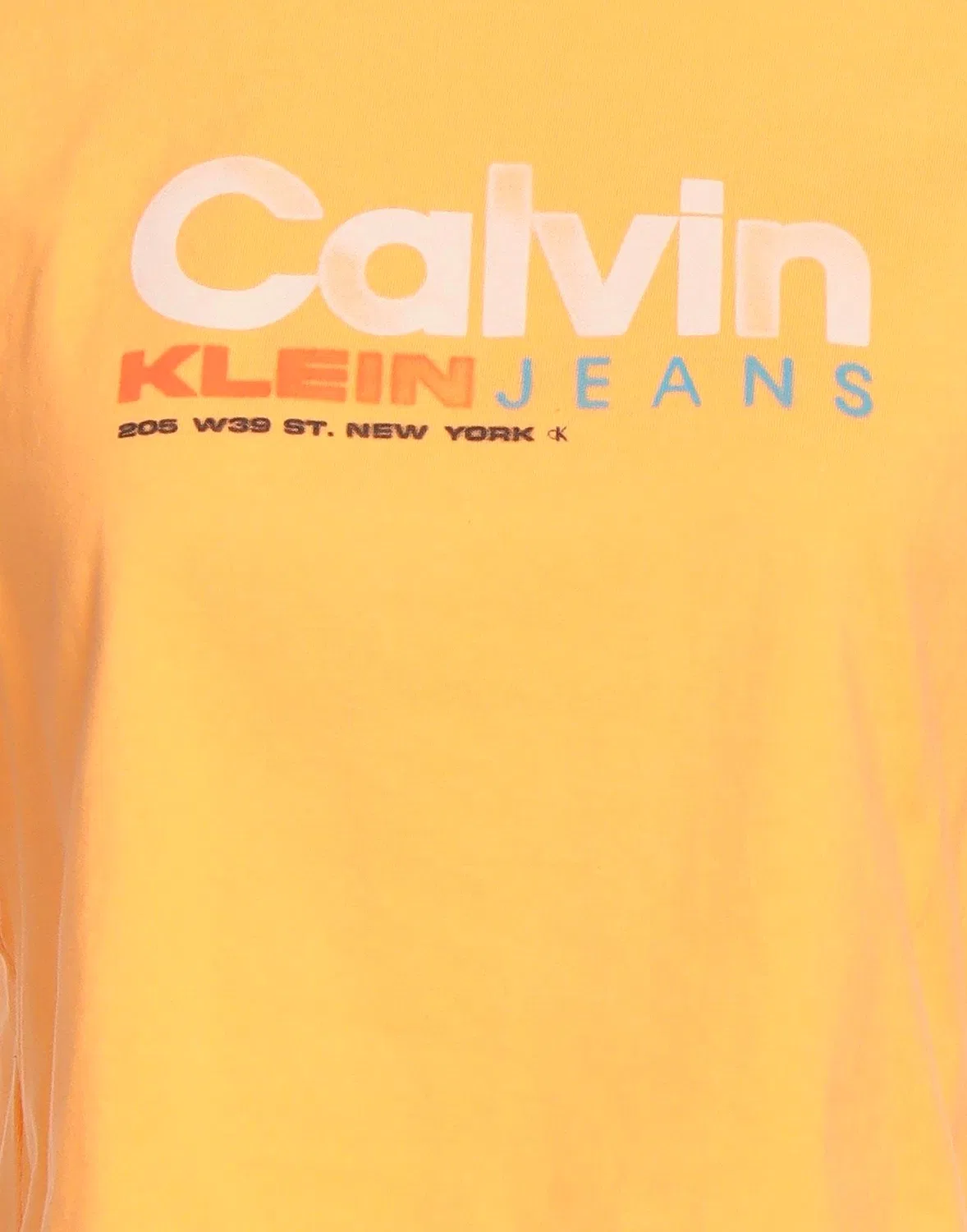 Топ с логотипом CALVIN KLEIN, Mandarin — фото 4