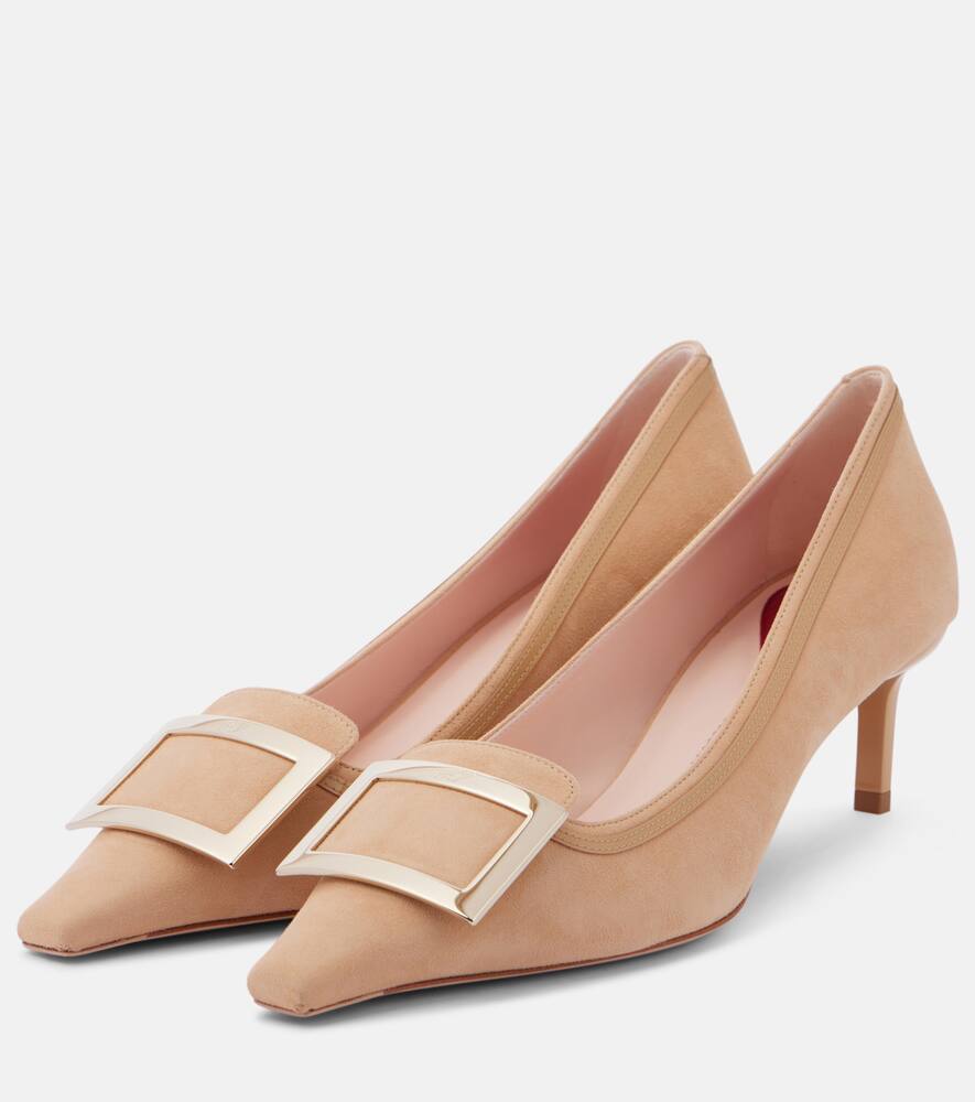Туфли-лодочки Viv' Canard 55 из замши Roger Vivier, M021 (Collant Scuro) + C209 — фото 4