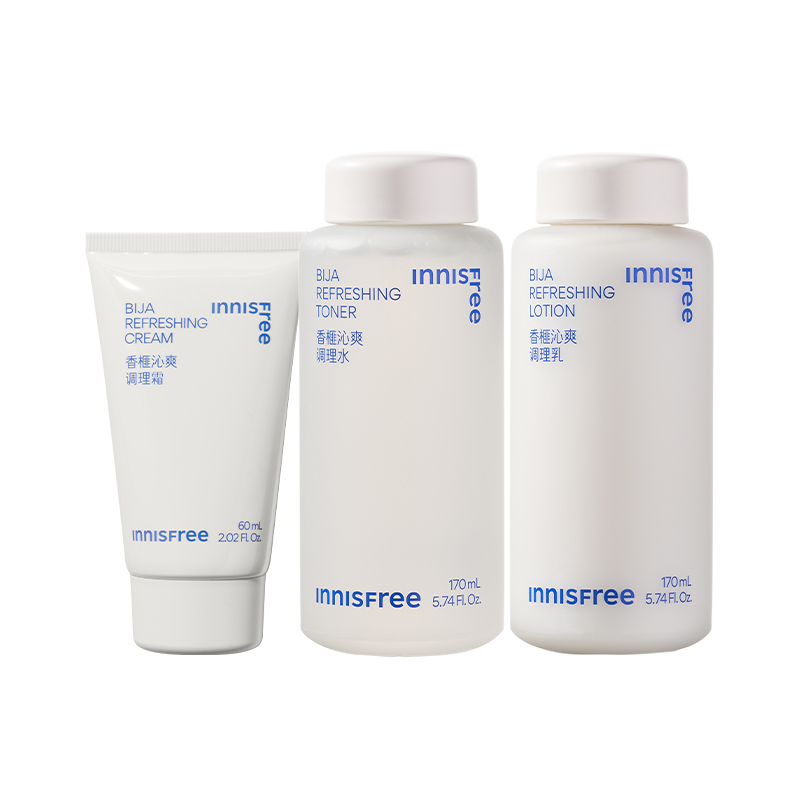 Набор средств по уходу за кожей Innisfree: тонер Bija Trouble Skin и лосьон Bija Trouble Lotion, 170 мл + 170 мл — фото 3