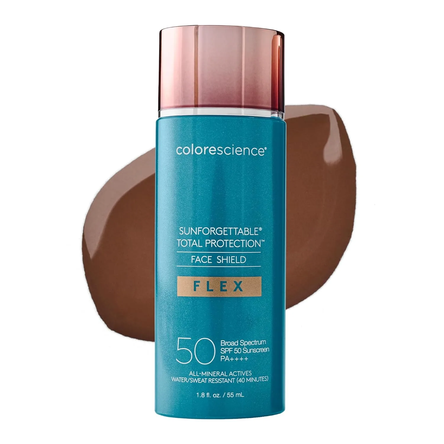Защитный лицевой щиток Colorescience Total Protection Face Shield Flex SPF 50, 1,8 жидких унций., Rich Deep