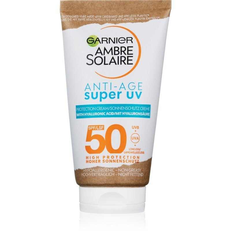 

Garnier Ambre Solaire Anti - Age super UV, Крем для лица SPV 50, 50мл